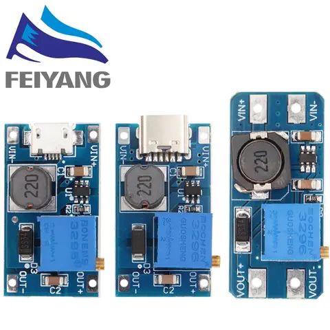 Boost Converter Module 2A with Micro USB SAMIORE ROBOT