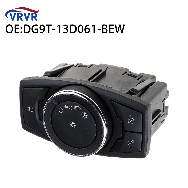 Botón de Control de Faros Antiniebla DG9T-13D061-BEW DG9T13D061BEW DG9Z13D061BEW para Ford Mustang 2015-2018