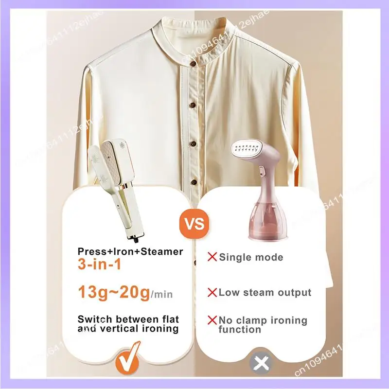 

N83R Дорожный отпариватель для одежды Портативный мини-отпариватель для одежды Ручной отпариватель для ударов и дома с вилкой европейского стандарта