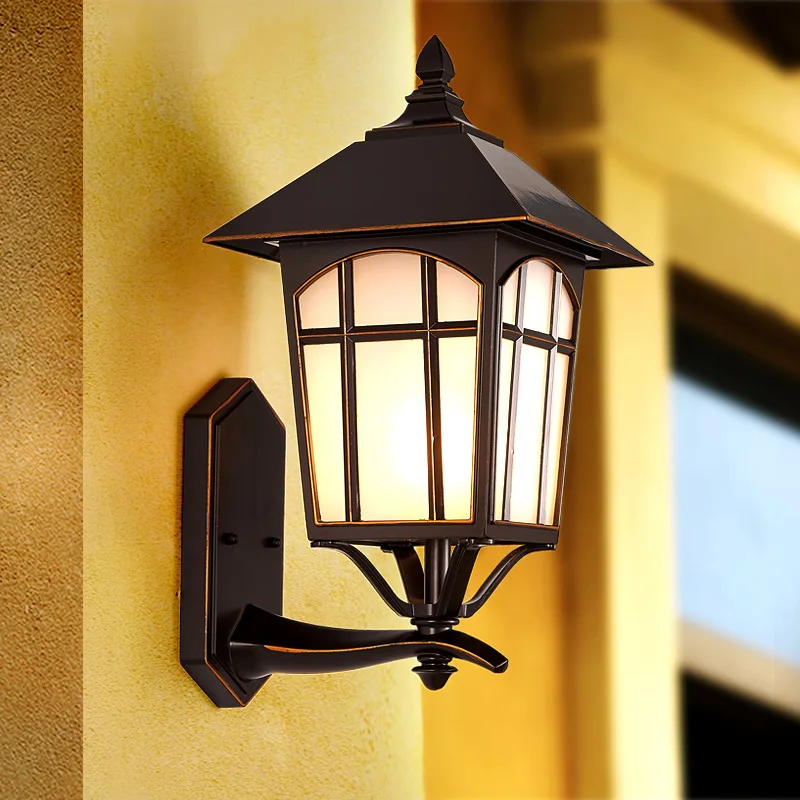 New Modern Outdoor Wall Lamps Minimalist Waterproof Courtyard Super Bright Balcony Villa Gate Both Sides of The Exterior Sconces