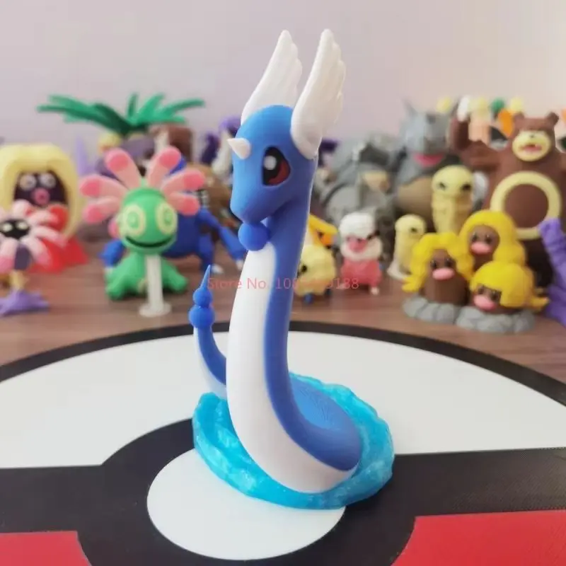 جديد حار البوكيمون Dragonair أرقام نسبة العالم 1:20 لتقوم بها بنفسك ثلاثية الأبعاد الطباعة Kawaii الكرتون شخصية نموذج طفل هدايا عيد الميلاد ألعاب لطيفة