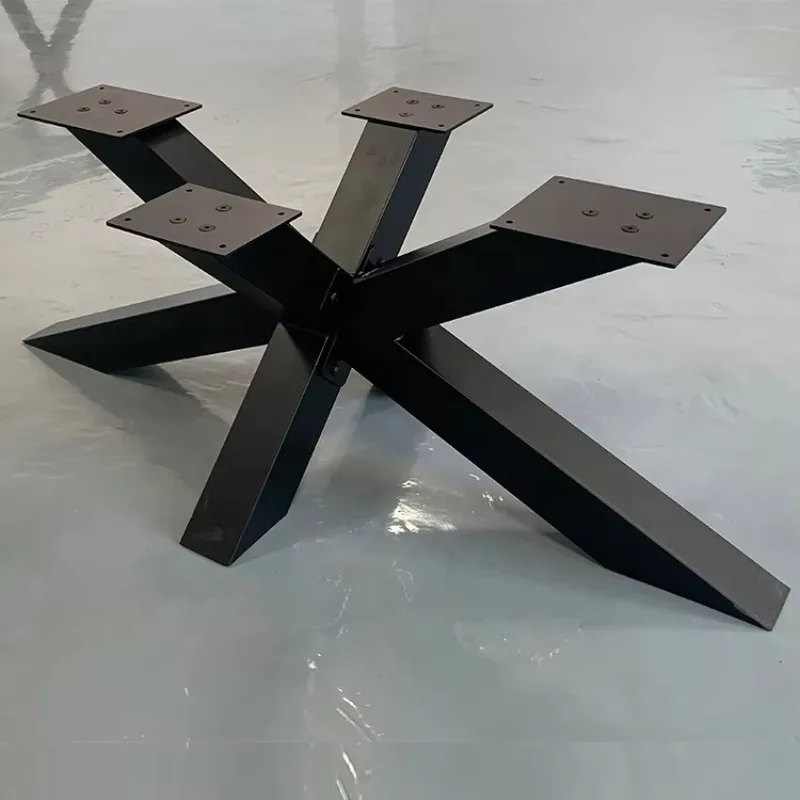 Custom Metal Style Hot Sale Factory Spider Shape Black Disassembly Table Legs Metal Dining Durable Coffee Table Legs