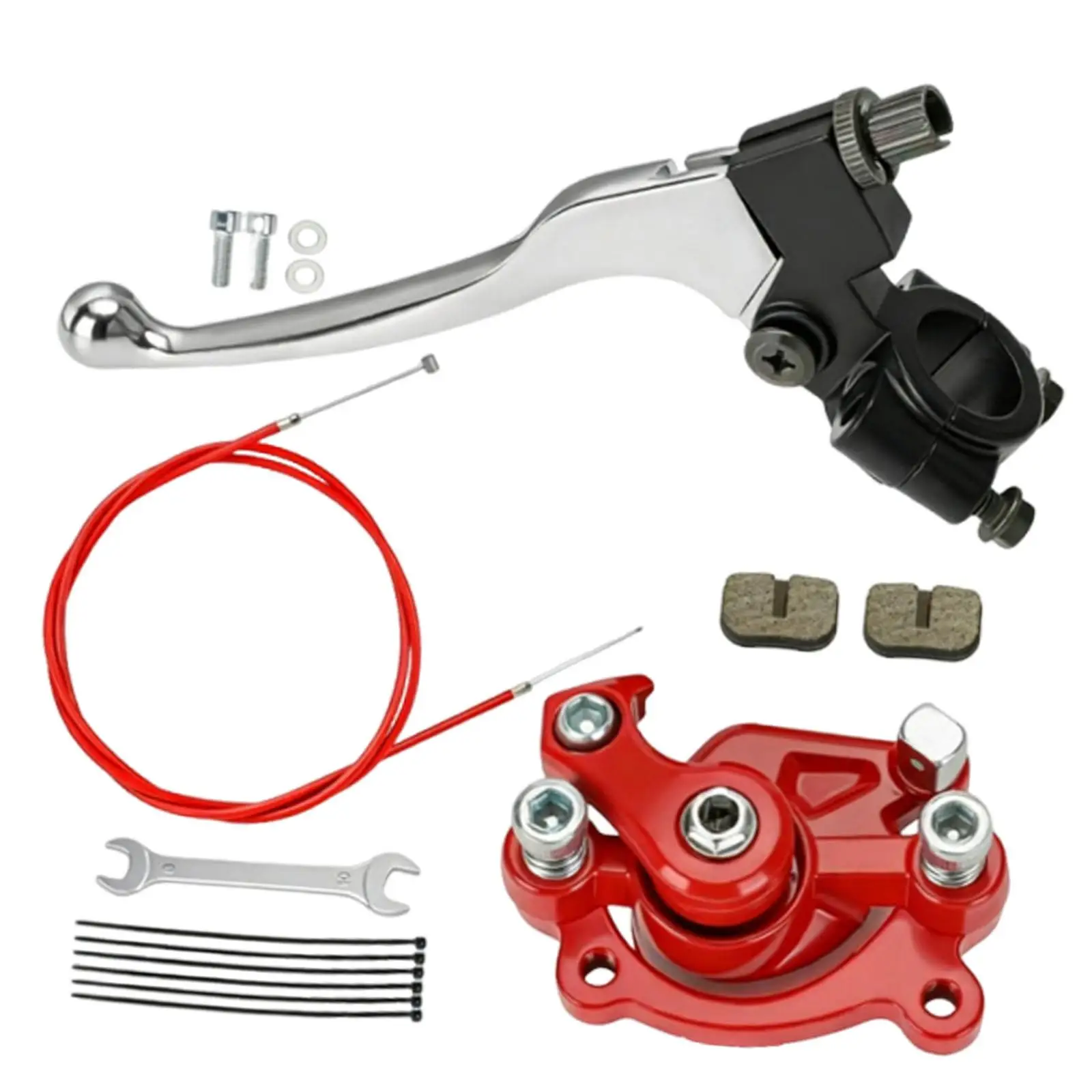Precision Matched Hydraulic Brake Lever Mini Bike Kit 22mm Handlebar Aluminium Alloy Caliper Replacement for Coleman MMB
