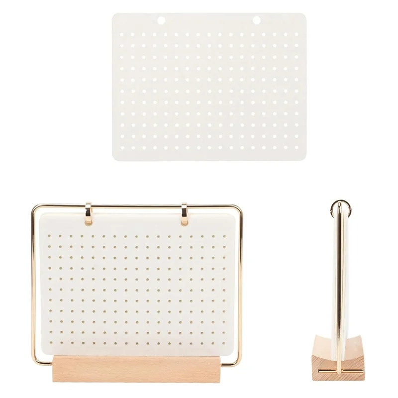 

ABJI-Display Organizers,Brooch Holder,Enamel Pin Pages For Store Pins,Collection Storage Calendar Wooden Stand With 6 Pages