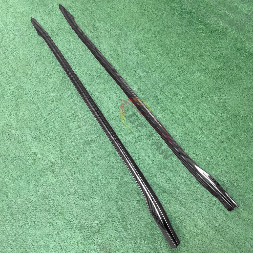 V-образный стиль, высококачественная боковая юбка из углеродного волокна, боковой бампер для модели 3.