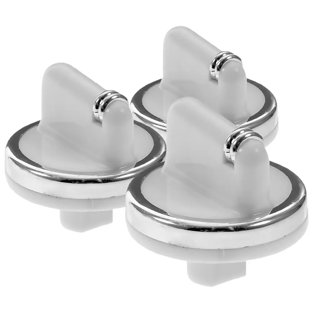 3Pcs Gas Stove Knobs Replacement for Range Cooktop Oven Camp Stove Universal Control Knobs All Season Use Easy Self Installation