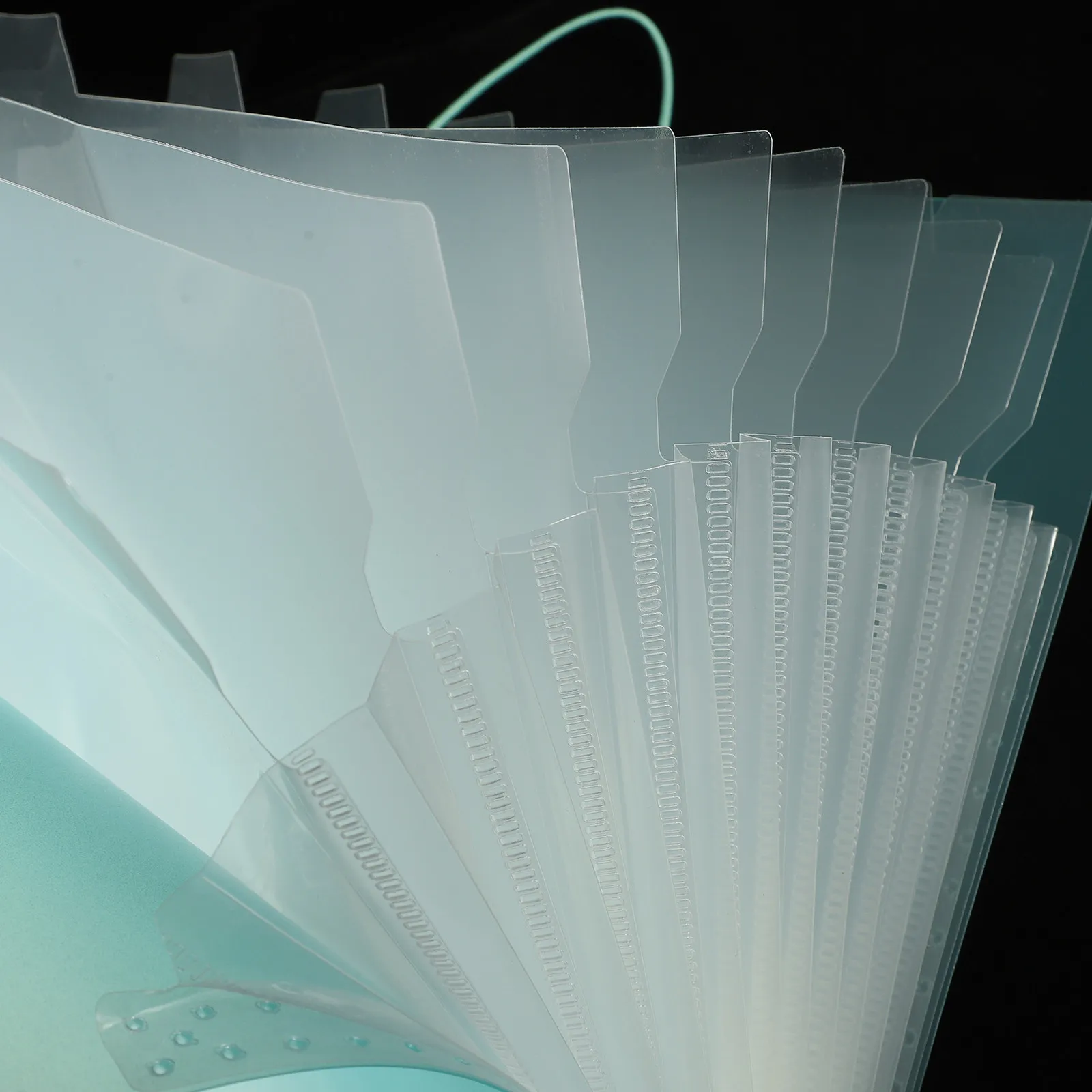 Carpeta de Archivos Tipo Acordeón, Organizador de Archivos Expandible de Plástico Portátil, Portadocumentos de Gran Capacidad, Almacenamiento de Papel para Oficina