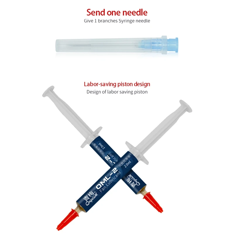 Qnplum QML-2 Fan Lubricant Bearing Grease Supply Suitable for Computer Desktop Chassis Fan Bearings