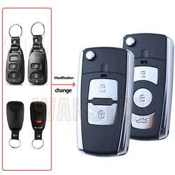 Modify/Upgrade Car Key Fob Case Shell Housing for Hyundai for Kia Elantra Sonata Accent Tucson Sonata Santa FE Carens 2007-2011