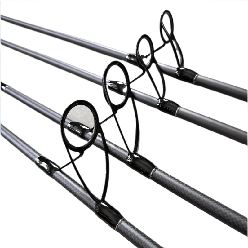 قضيب سمك الشبوط الكربوني عالي الجودة من الفولاذ المقاوم للصدأ، قضيب صيد سمك الشبوط الصلب الخفيف