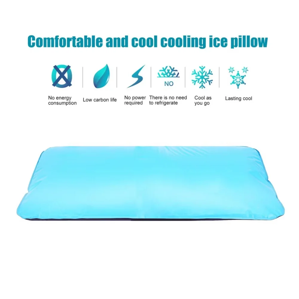 Cooling Pillow Gel Cooling Mat and Cooling Pillow Sleeping Pad Easy-to-Use Summer Cool Pillows Cold Pillow for Kids Students