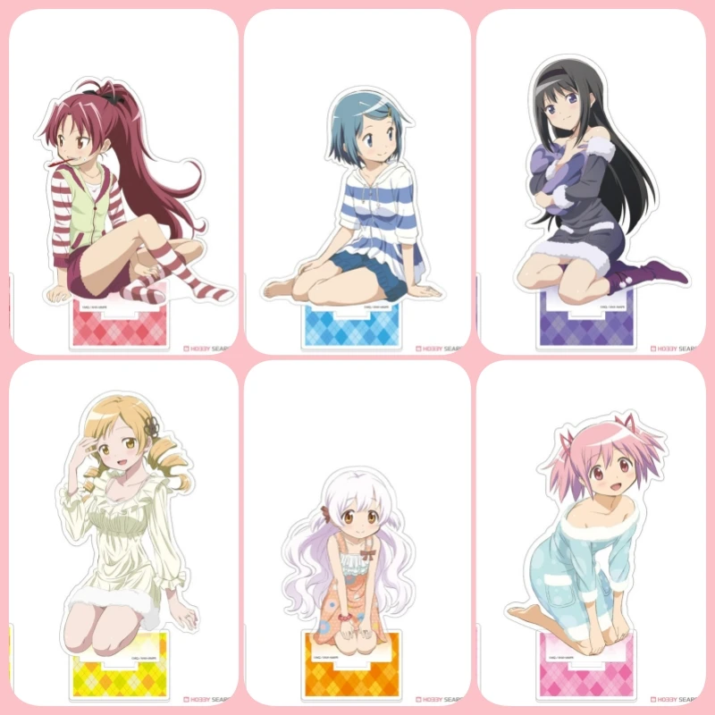 

Anime Puella Magi Madoka Magica Acrylic Stand Cartoon Figure Miki Sayaka Akemi Homura Cosplay Collection Model Plate Toy 15cm