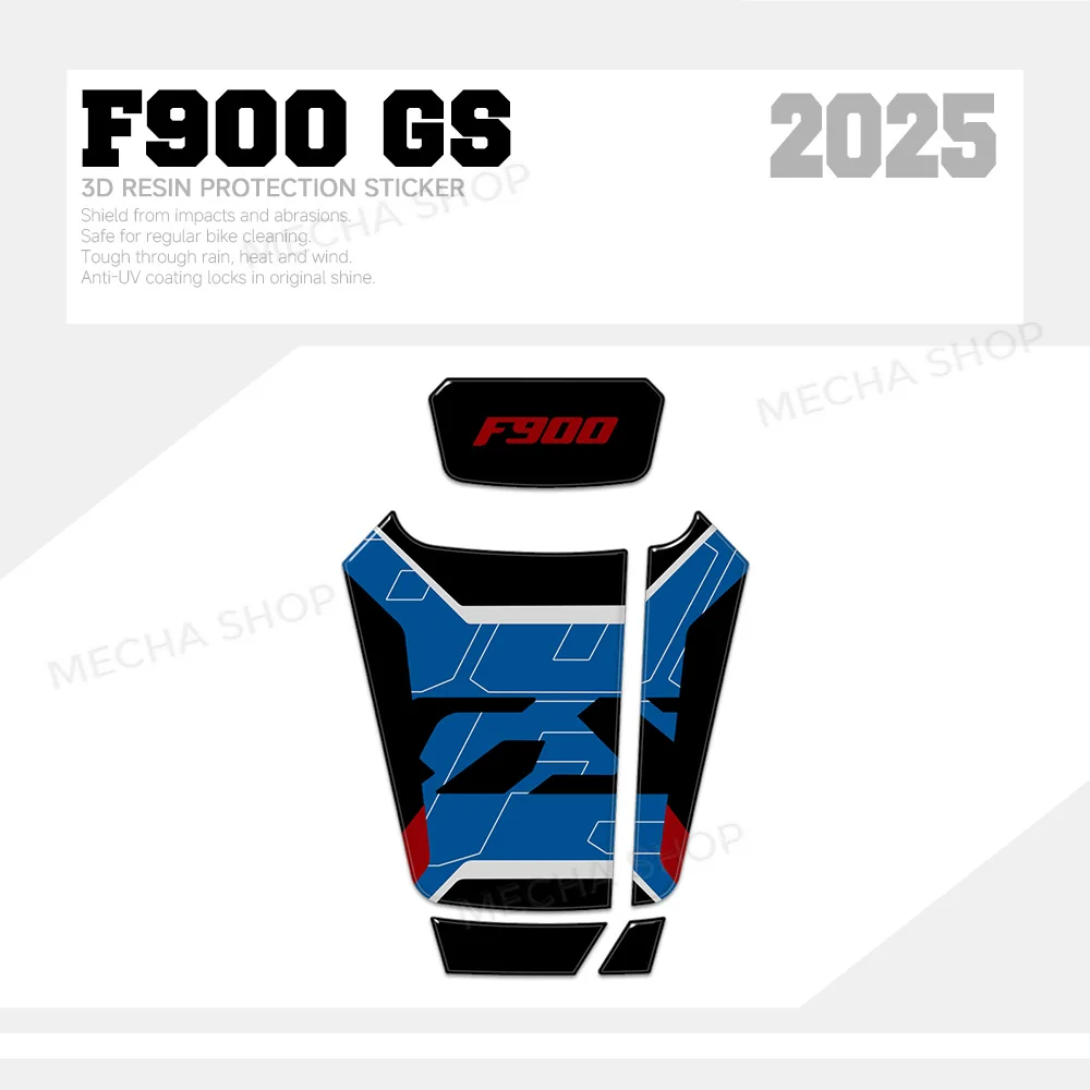 

For F 900 GS 2025 Motorcycle Accessories 3D Epoxy Resin Tank Pad Protection Sticker