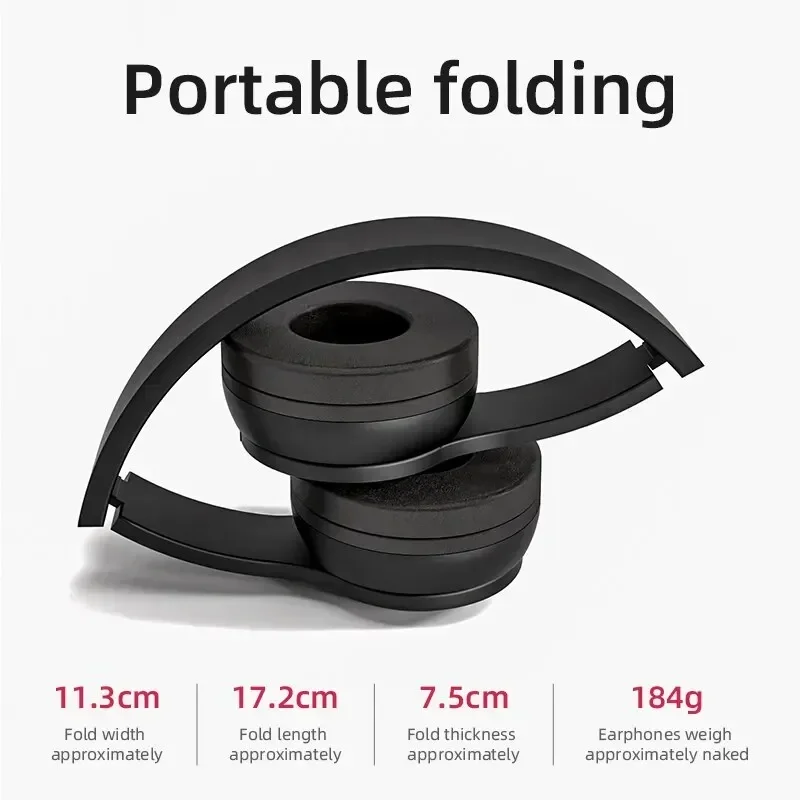 Stereo P47 Headset 5.0 Bluetooth Headset Folding Series Wireless Sports Game Headset for iphone HuaWei XiaoMi image 4