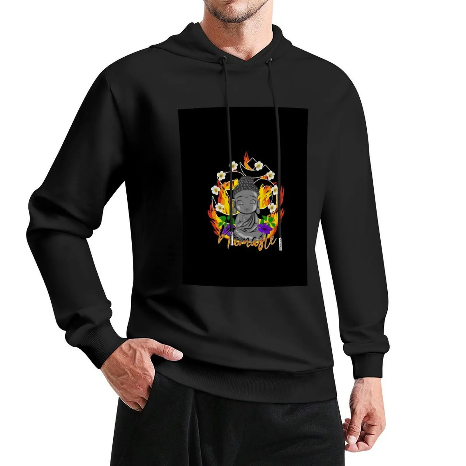 Copie de Bouddha illustration Pullover Hoodie men's sweat-shirt aesthetic clothing men's oversize hoodie