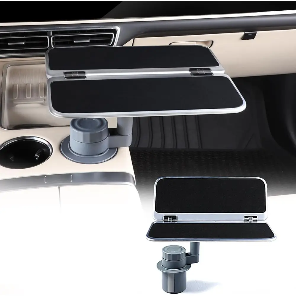 

360° Swivel Cup Holder and Laptop Desk for Cars - Universal Accessory for Men & Women