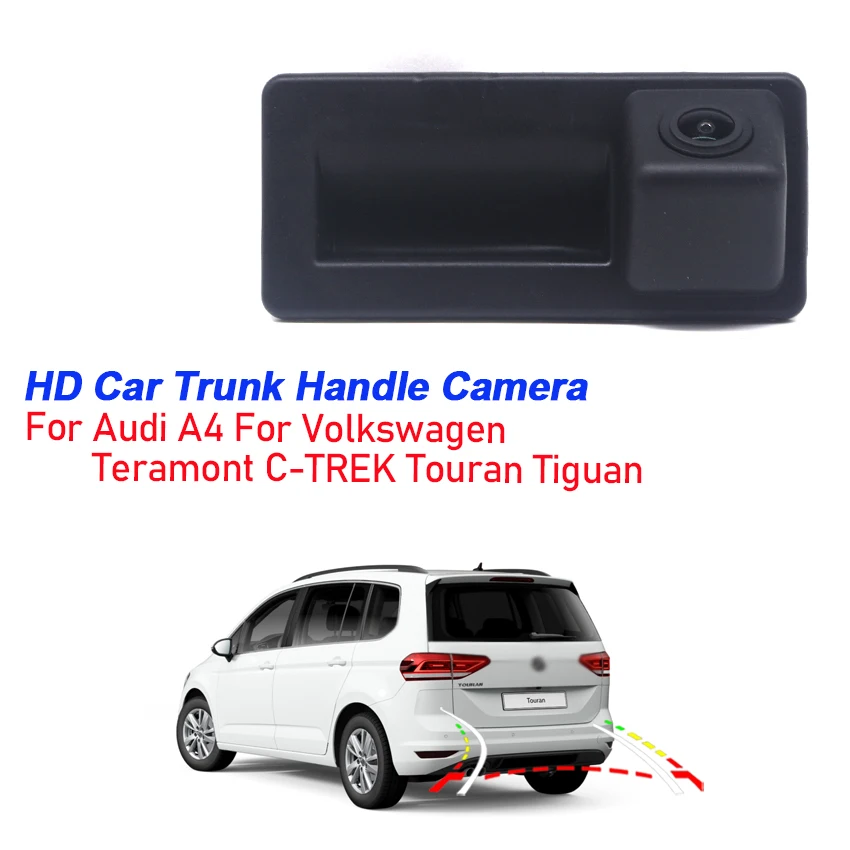 

Vehicle Dynamic Trajectory Rear View Camera HD Trunk Handle Camera For Audi A4 For Volkswagen Teramont C-TREK Touran Tiguan