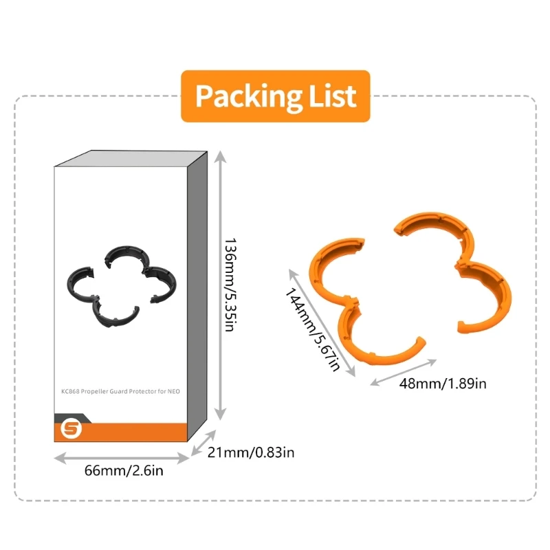 Propellers Protector Wing Fan Beschermende ringen Protector Cage voor Drones Drop Shipping