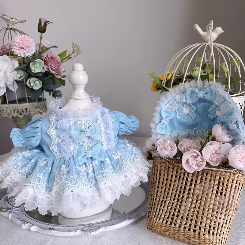 

Sky Bue Skirt 15CM Cotton Doll Clothing, 20CM Doll Clothes Xingdailu /Lina / Beier Doll Petticoats, 50-55CM Reborn Doll Dress