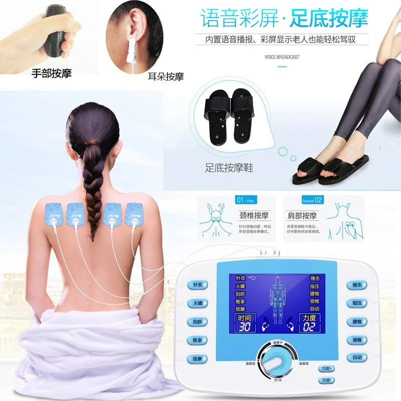 

Настраиваемый массажер для пальцев, импульсный физиотерапевтический электротерапевтический прибор, многофункциональный мини-массажер для всего тела, для пальцев и стоп