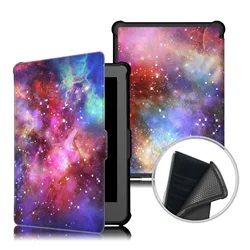 For Rakuten Kobo Clara HD 6 inch eReader Case, Ultra Slim Soft Shell Smart Book Cover Leather Case Auto Sleep Fit Kobo N249