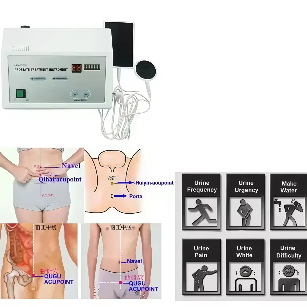 Professional Prostate Therapy Device Heating Massager for Prostatitis Relief Men's Health