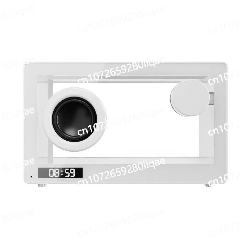 Transparent Visual Suspension Audio Bluetooth Small Outdoor Home Overweight Subwoofer Speaker Desktop Ornament