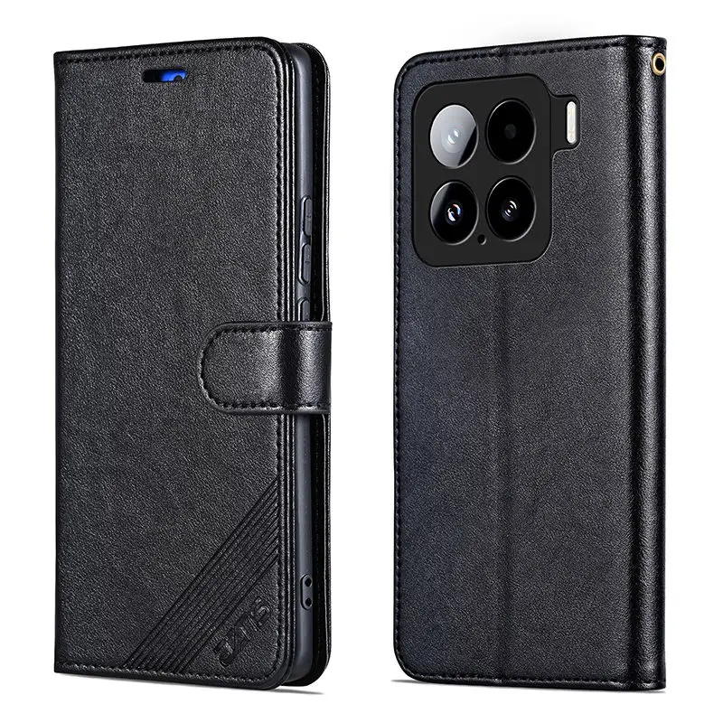 حافظة هاتف جلدية فاخرة لهاتف Xiaomi 17 Pro Max 17Pro 15T 14T 13T Pro 15 14 13 Ultra غطاء بطاقة المحفظة المغناطيسية