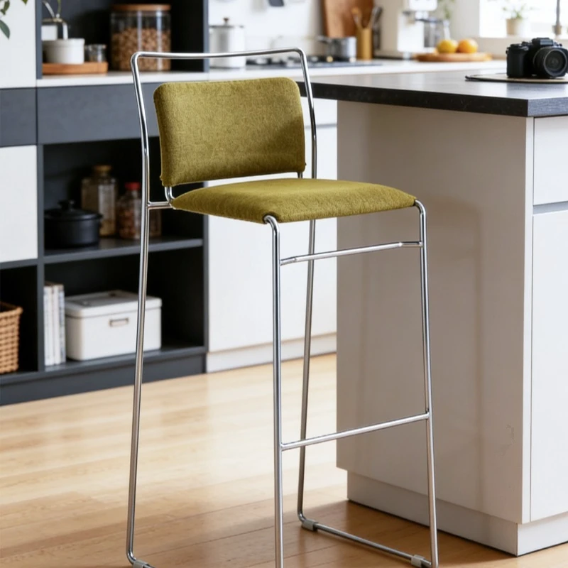 Simple island French retro bar  stackable family dining