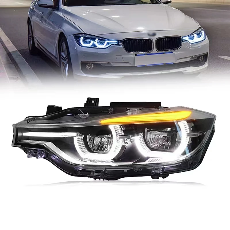 Car Lights For F30 F35 2013-2019 3 Series LED Auto Headlights Assembly DRL Dynamic Signal Lamp Frontlight Accessories Upgrade