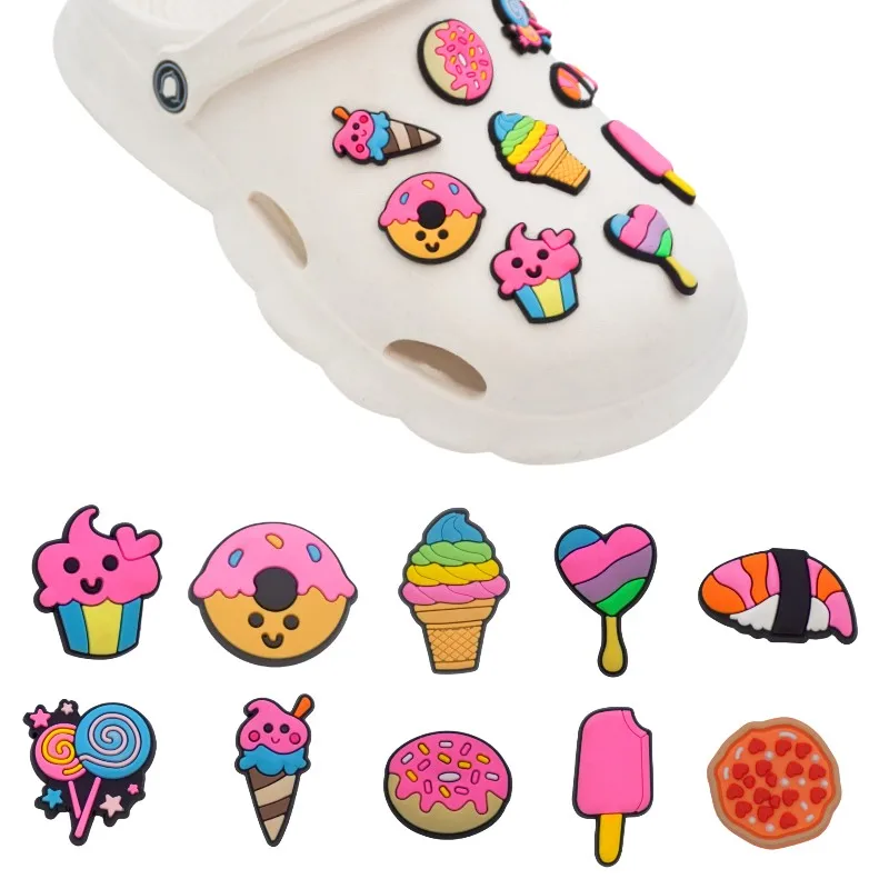 Chaussures à Motif de Crème Glacée pour Dessert, Accessoires Décoratifs en PVC, Cadeau de Noël, d'Anniversaire, de ix, 10 20 Pièces