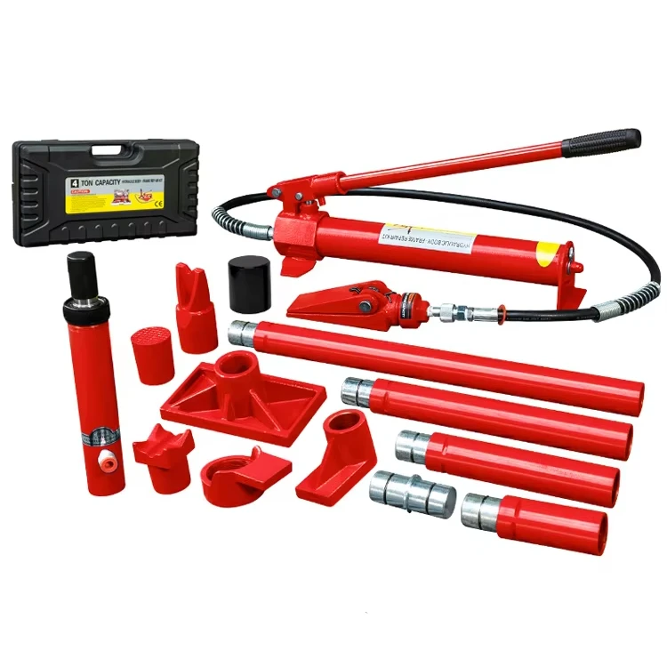 

Suit Of 4T Split Sheet Metal Hydraulic Jack Suitable For Cars ,Vans, Trucks Separate Hydraulic Jack Set Of Boxes Jack