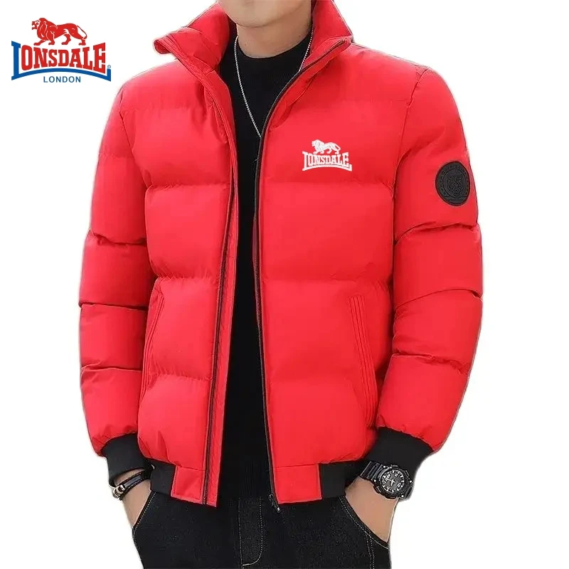 Men's High-quality Embroidered Cotton Jacket, New Autumn and Winter Luxurious Fashionable Casual Warm Windproof Jacket, Top