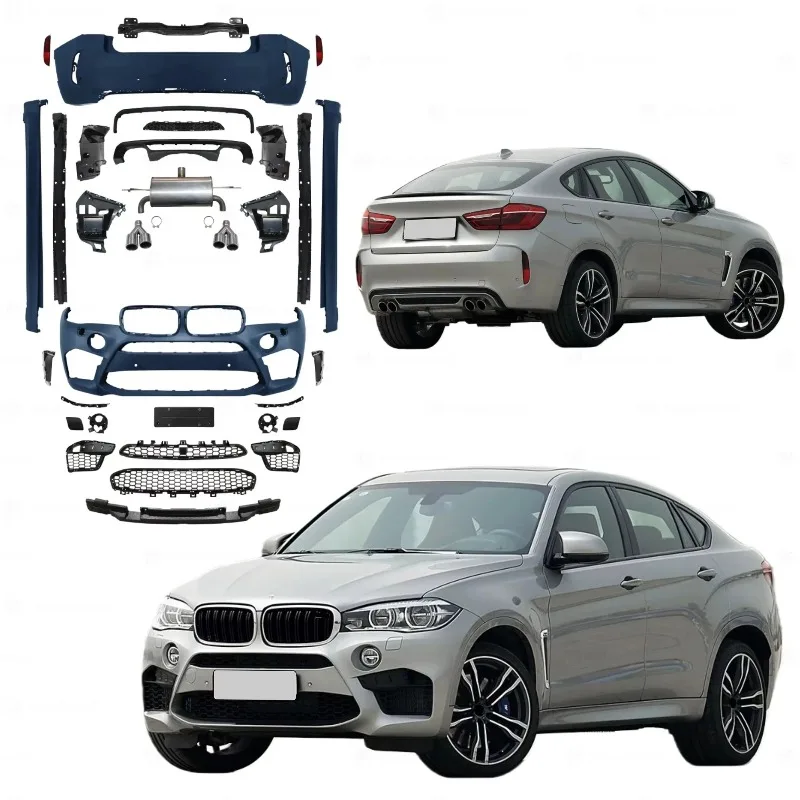 

Automotive Rear Diffuser Body Kit Modification Set Fit for Selected SUV Model 2014-2019