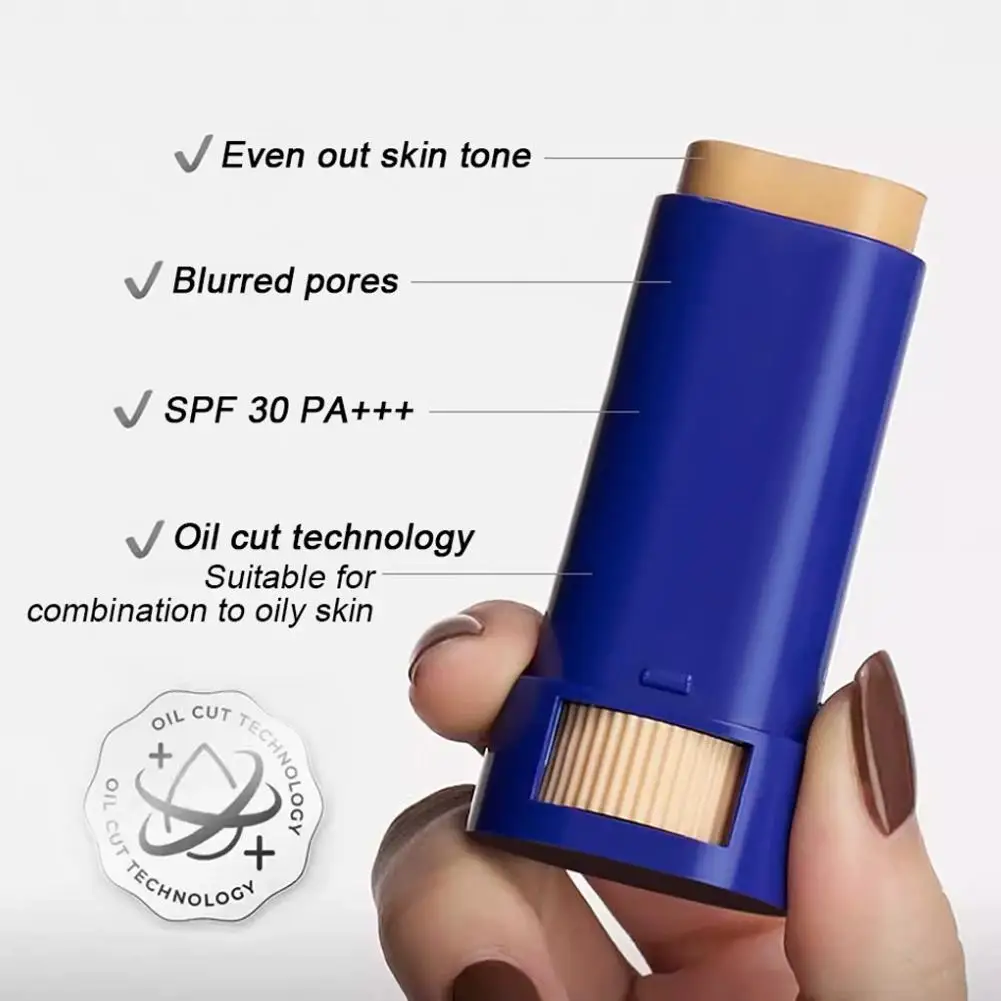 PAGEVINE Tinted Moisturizer Stick - SPF 30 PA++ Oil Control Strong Coverage, Waterproof Radiant Face Makeup Sunscreen