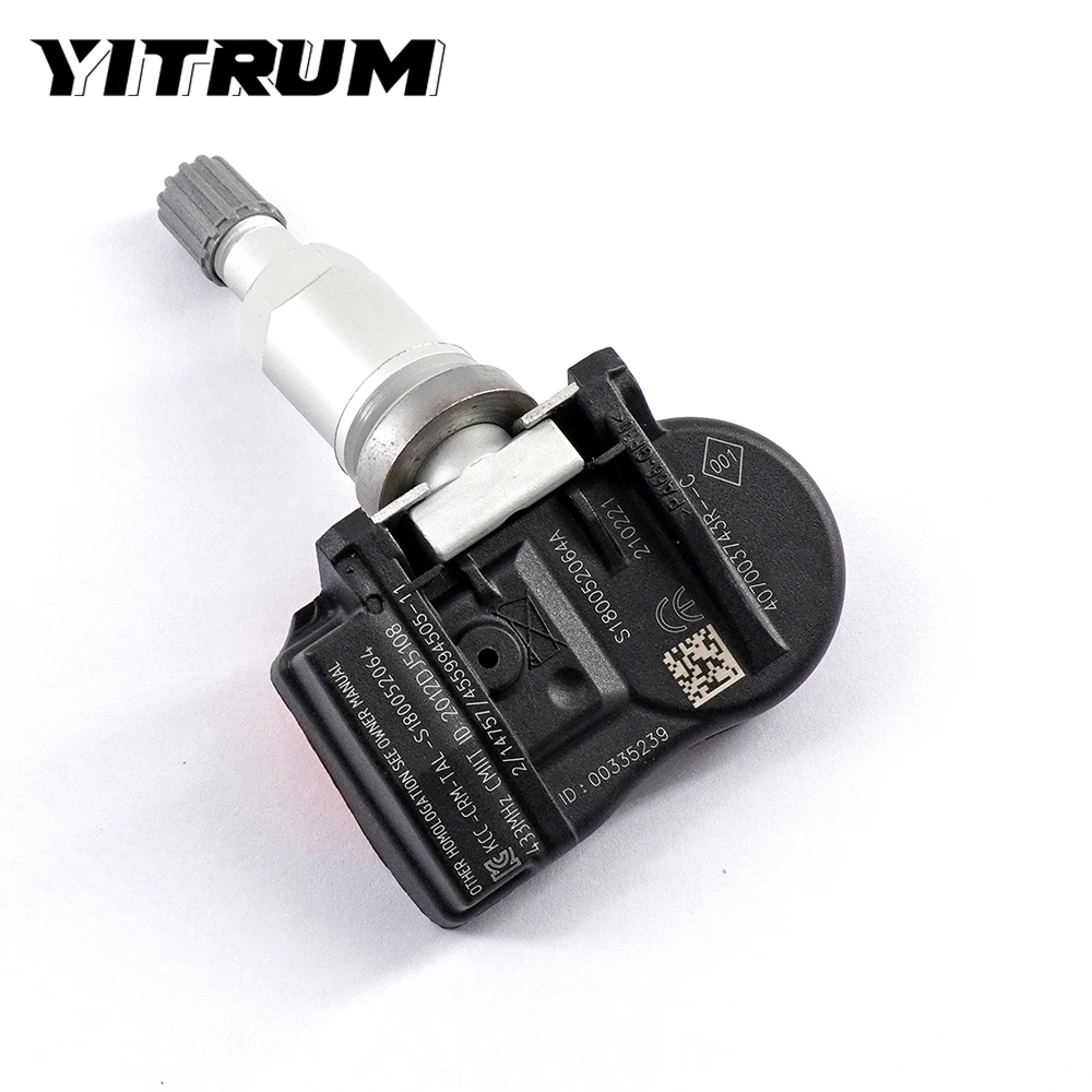 YITRUM 40700-3743R Renault Fluence Laguna Latitude Megane Scenic Zoe için TPMS sensörü lastik basıncı monitör sistemi 407003743R