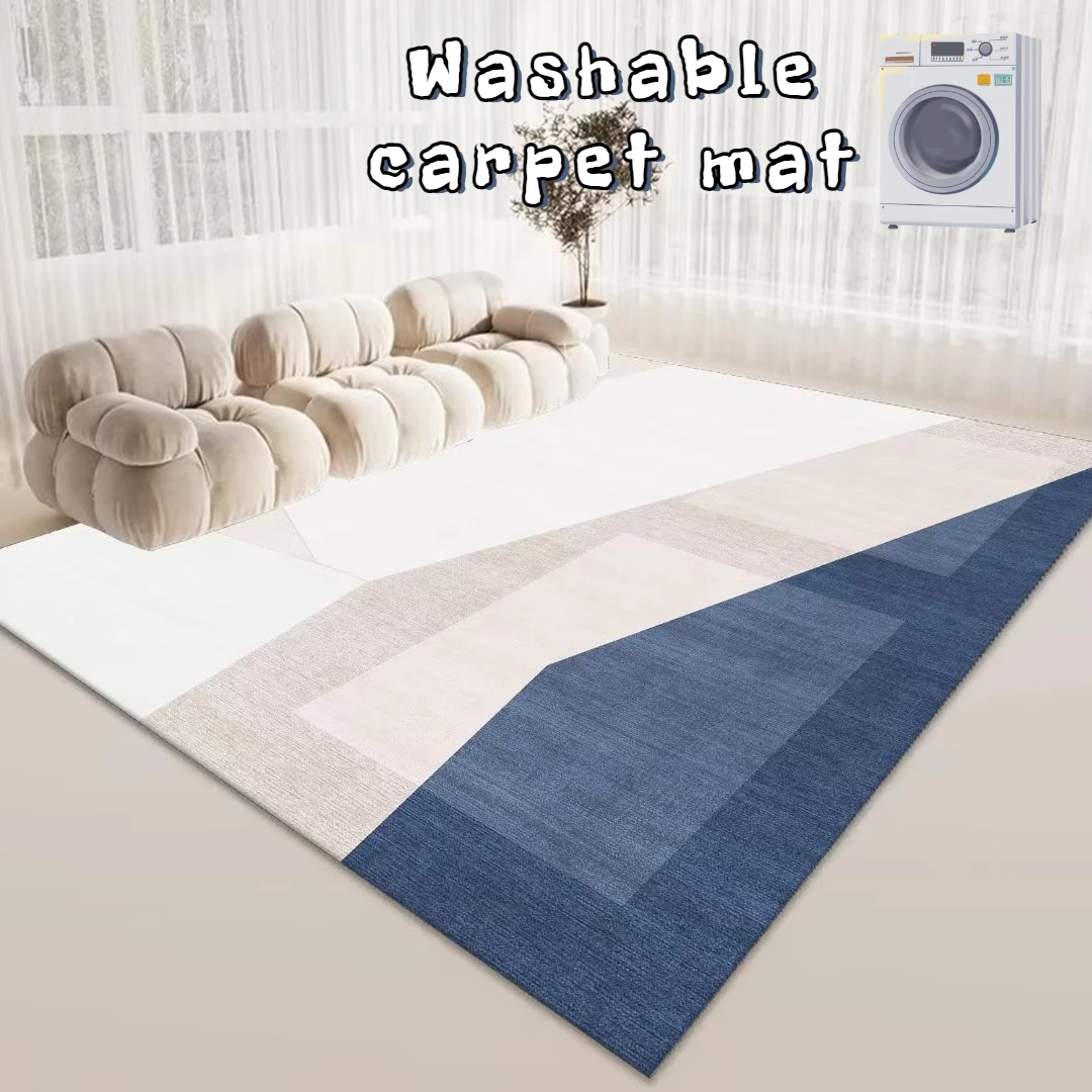 New Modern Carpets for Living Room Decoration Aesthetic 140x200 160x200 Large Size Bedroom Mat Bedside Washable Large Room Rugs