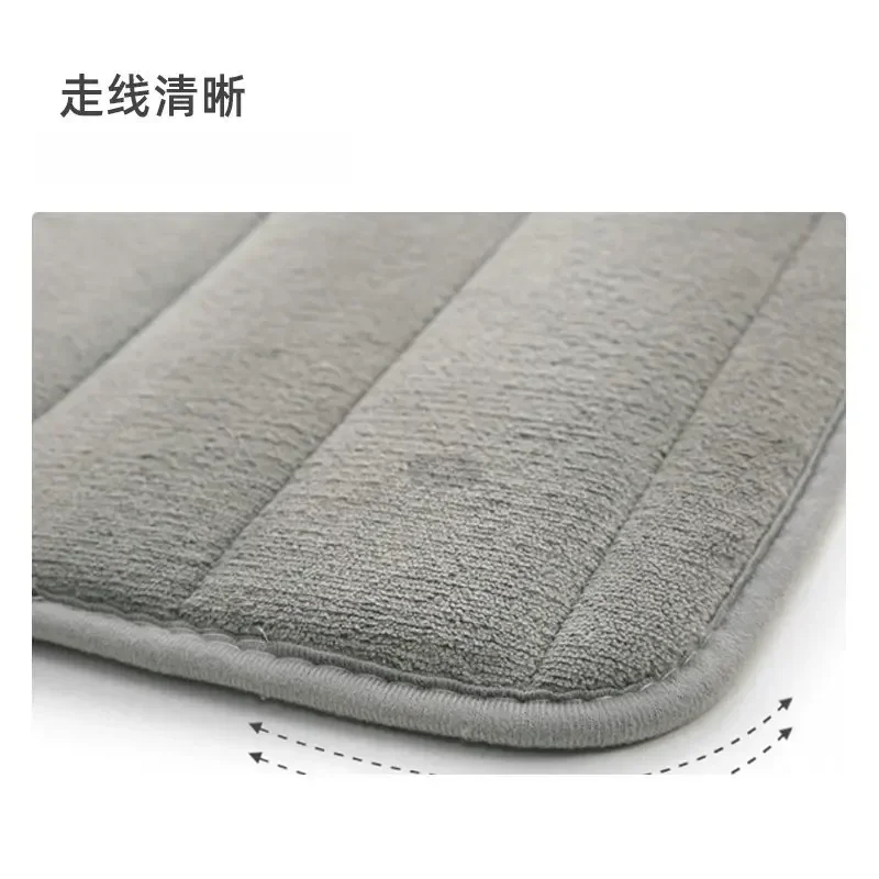 12 Colors Home Bath Mat Super Absorbent Bathroom Carpets Rugs Soft Memory Foam Floor Bedroom Toilet Floor Shower Rug Decor