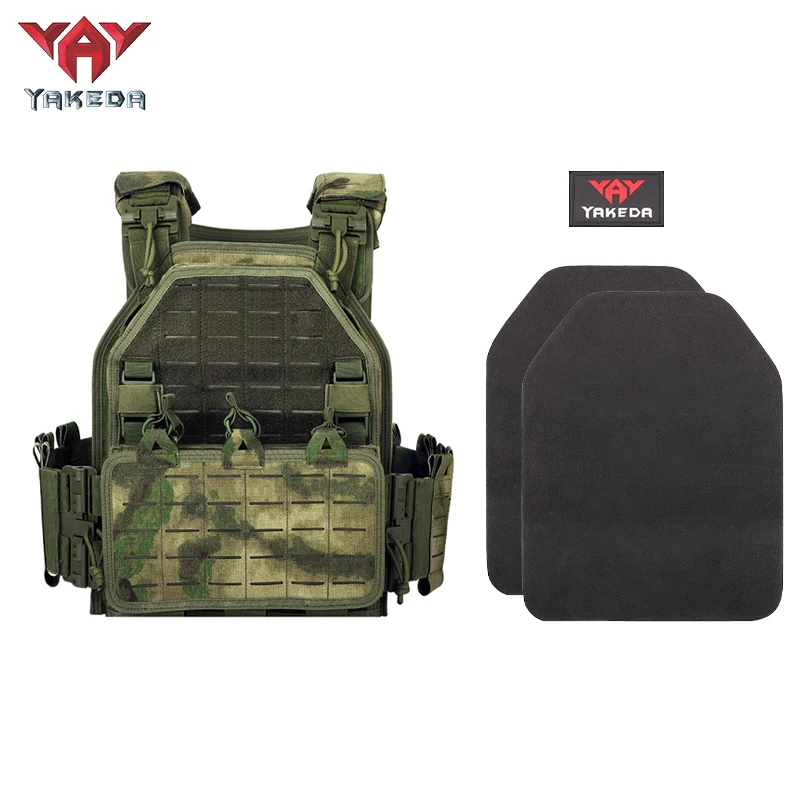YAKEDA سترة قتالية جديدة 6094 سريعة الإصدار خفيفة الوزن قطع الليزر سترة تكتيكية معدات سوداء تحمل سترات تكتيكية للصيد