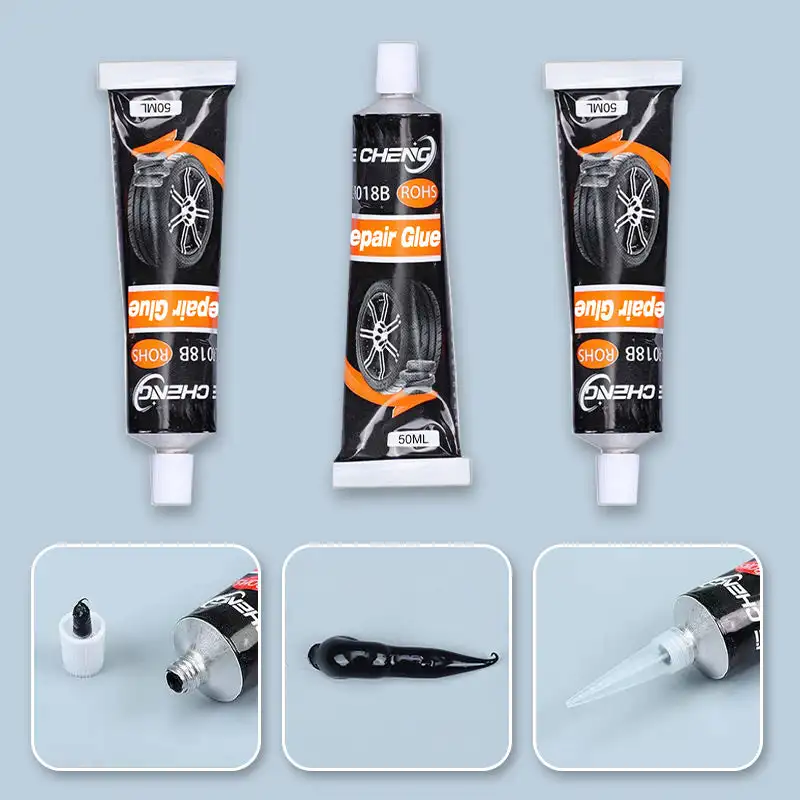 Waterproof & High Temperature Resistant Tire Repair Glue ,50ml Tire Repair Adhesive, Tire Sealing Bonding Glue Car Tire Repair