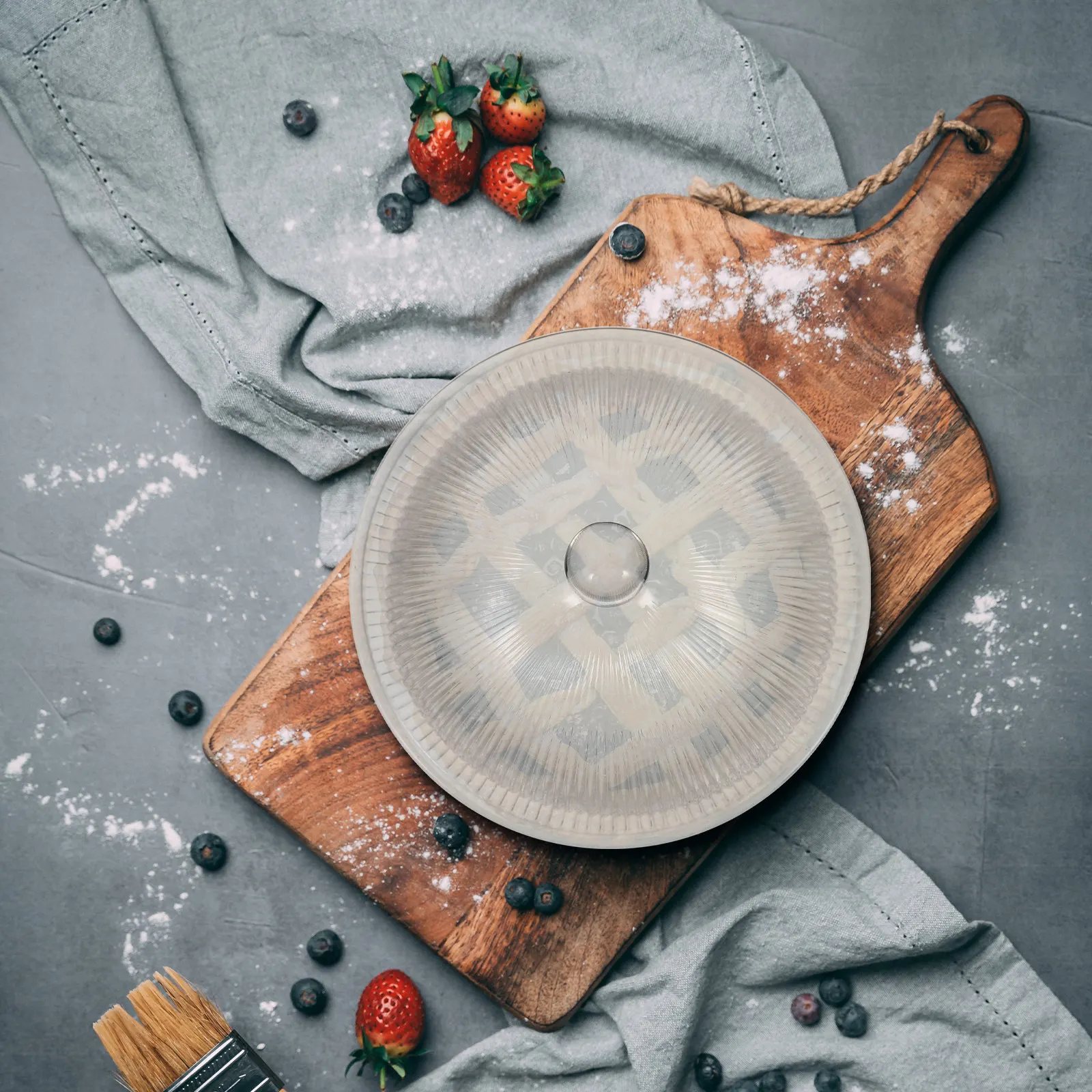 

1Set Glass Cake Cover Dome Bread Cupcake Fruit Lid Cake Display Plate Transparent Protective Food Cover