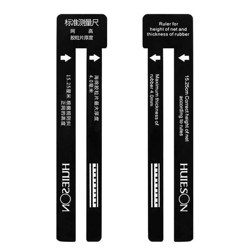 1 Piece Standard Table Tennis Umpire Ruler For Measuring The Net Height And Thickness Of Rubber