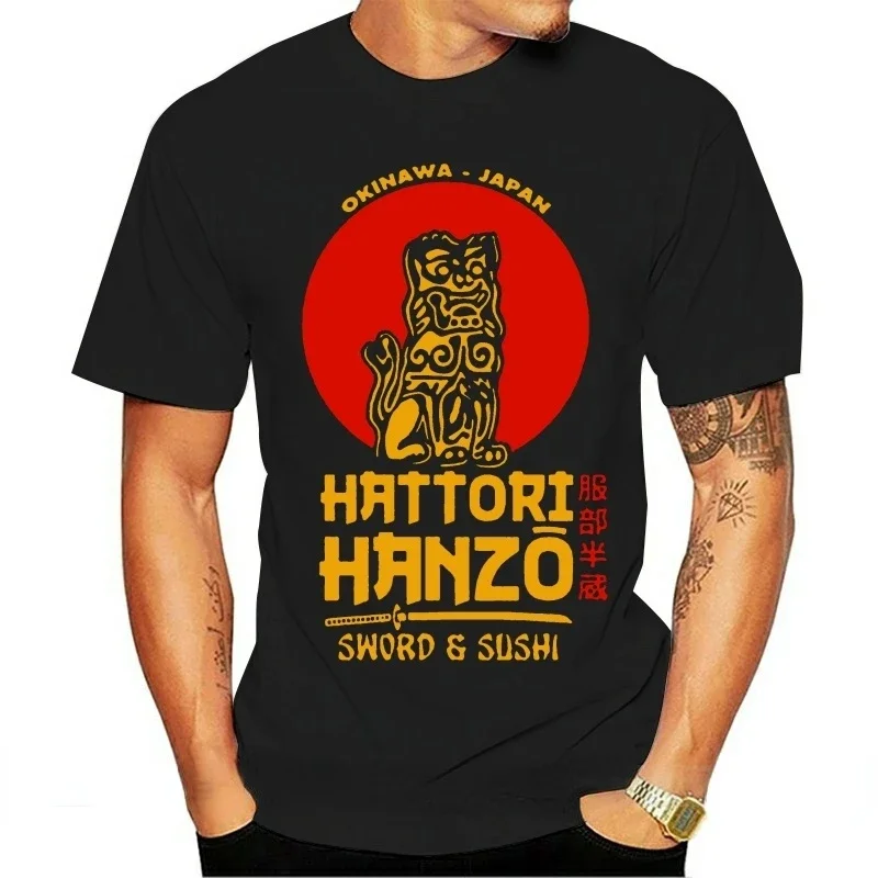 Fashion Men Tshirt Hatori Hanzo Japanese Samurai Sword Graphic TShirts Men Clothing Summer Oversized T-shirt Roupas Masculinas