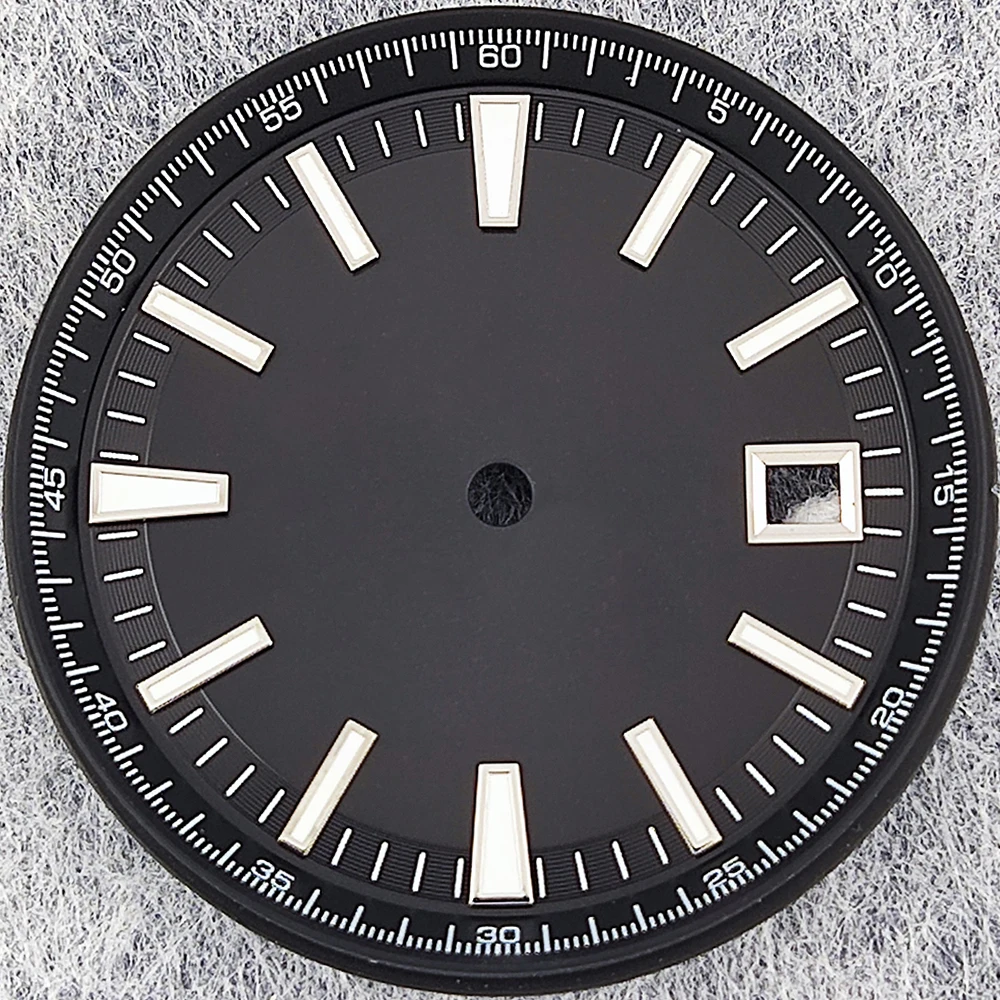 32,8 mm 8215-Zifferblatt, leuchtend, mit Datumsfenster, Zifferblatt für 8215-Uhrwerk-Zubehörteile