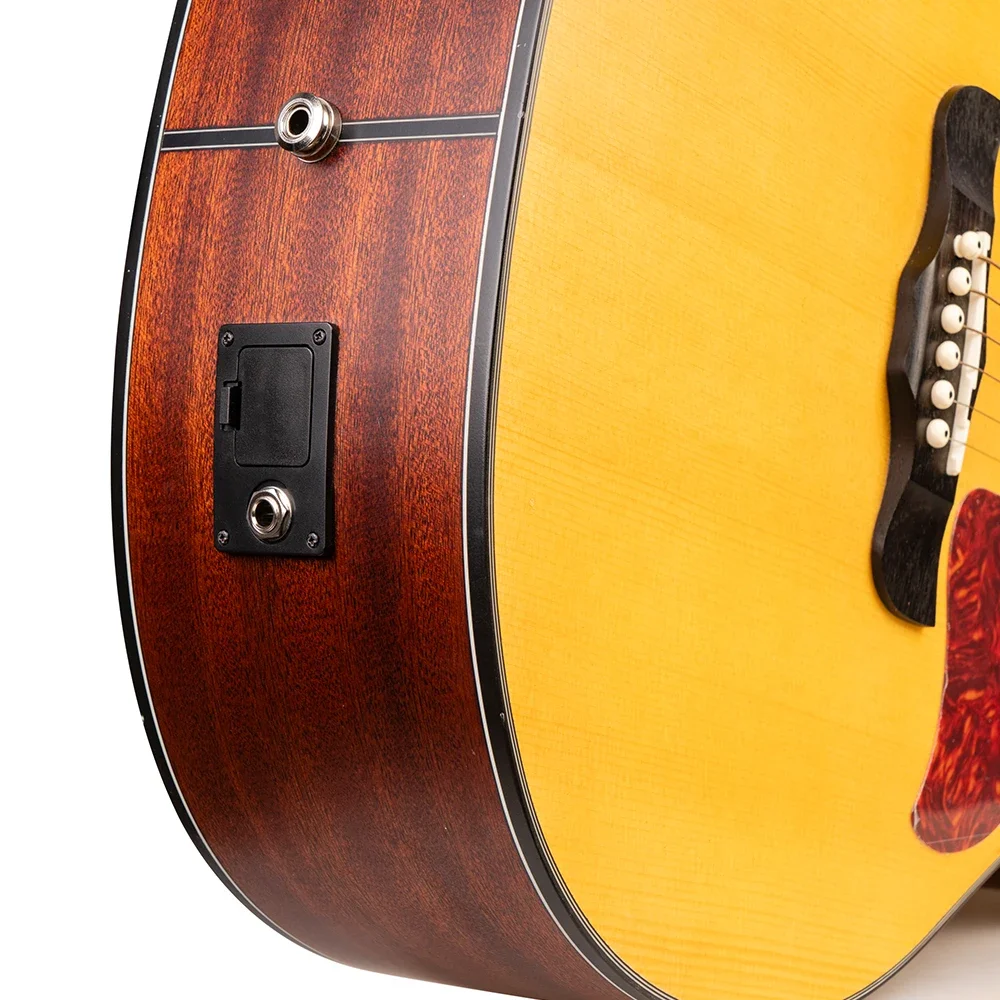 GUITTO GGP-02 Acoustic Guitar Pickup Preamp Piezo Pickup Reverb Delay Chorus Effect Pickups Folk Guitars Parts & Accessories