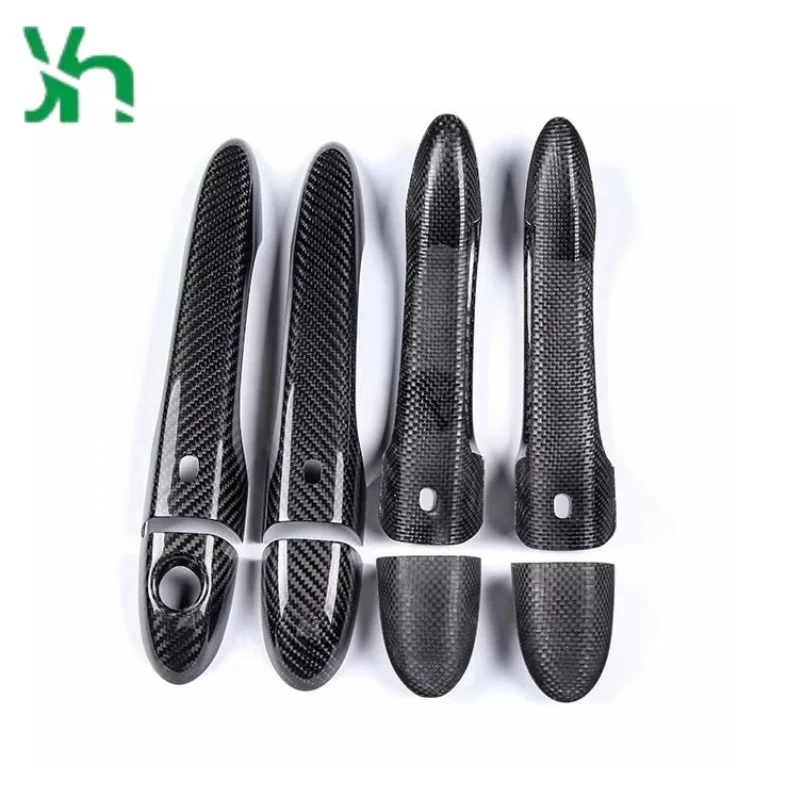 Dry Carbon Fiber Side Door Handle Cover for Maserati Ghibli QUATTROPORTE LEVANTE External Accessories 4pcs