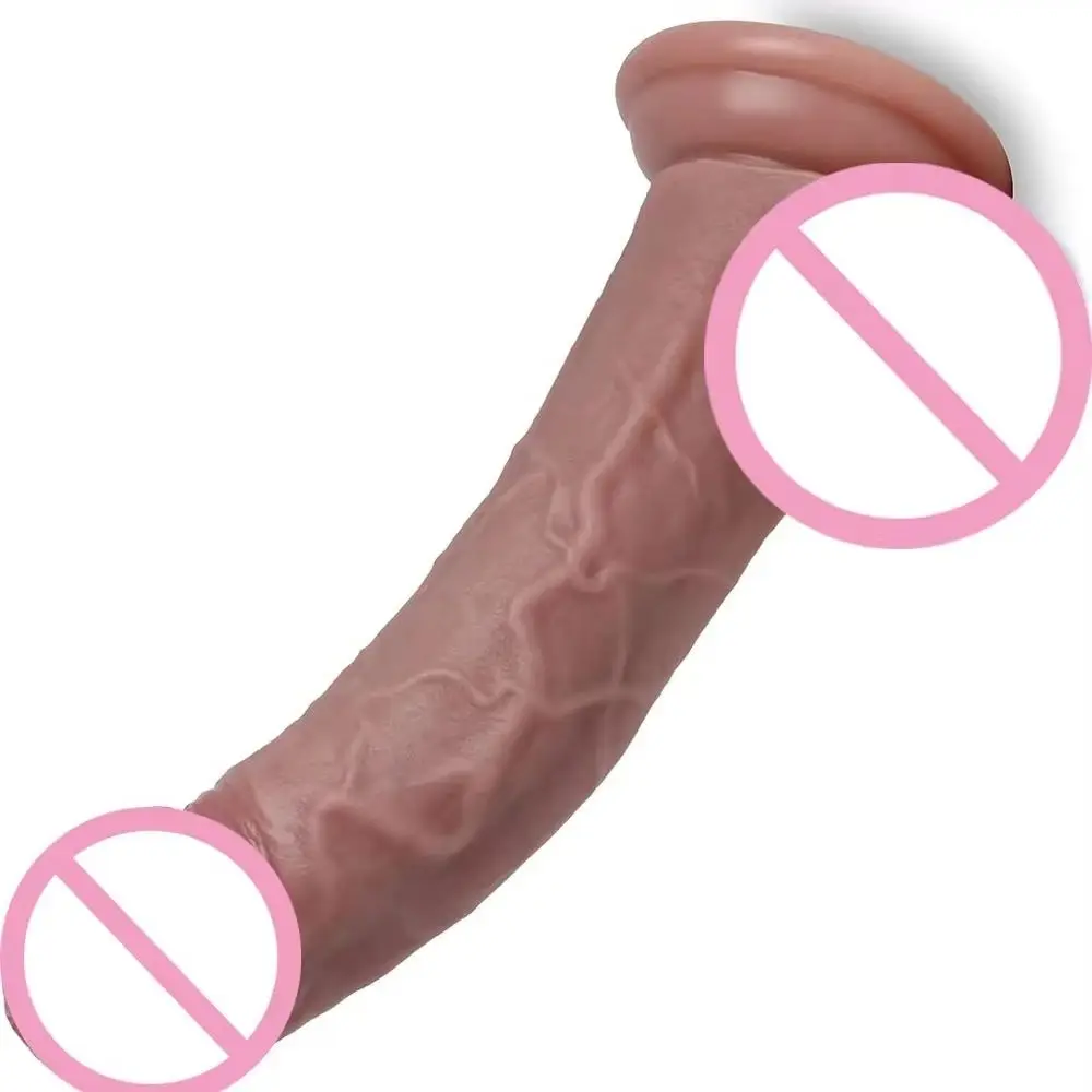Realistic Soft Dildo for Men And Women G-spot Anal Plug Masturbator Thick Penis Adult Sex Toy for Stimulation 18+