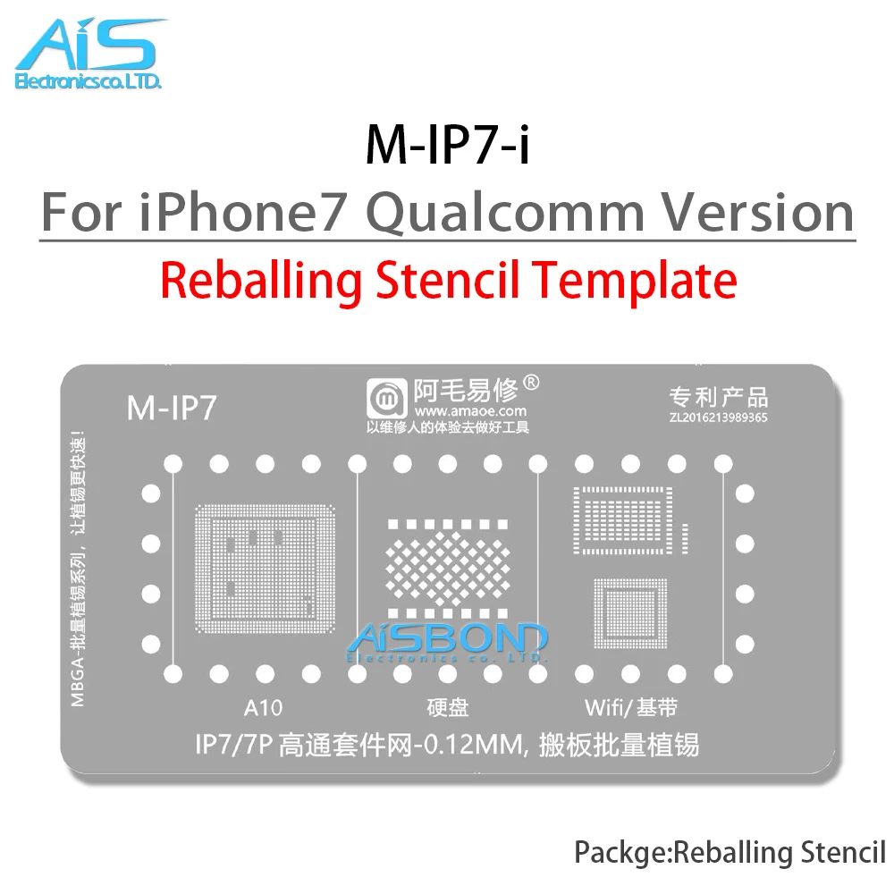 BGA Reballing Stencil Template Station per iPhone 7 8 X XS XR 11 12 13 14 Pro MAX Plus CPU WIFI RAM NAND A16 A15 A14 A13 A12 A11