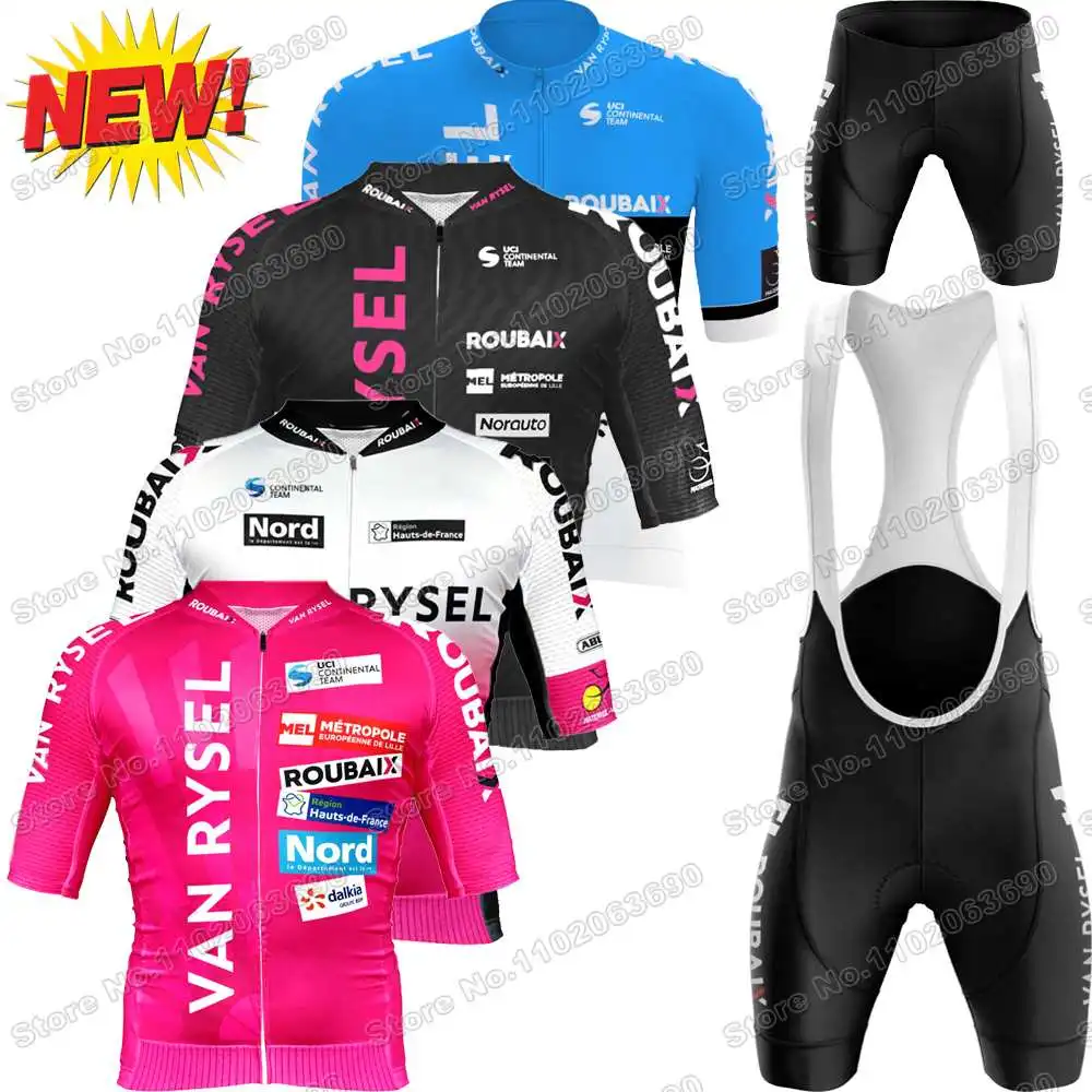 2025 г., набор велосипедных Джерси Van Rysel Roubaix, Лилль мерсель, Мужская одежда для велоспорта, костюм из рубашки для дорожного велосипеда, велосипедные шорты, одежда для горного велосипеда