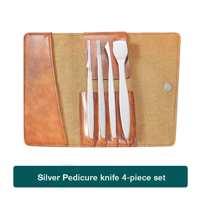 Pedicure knife set, multi-functional stainless steel pedicure scraper and pedicure knife tool for removing dead skin